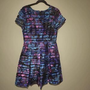 Tahari ASL colorful Dress Size 10